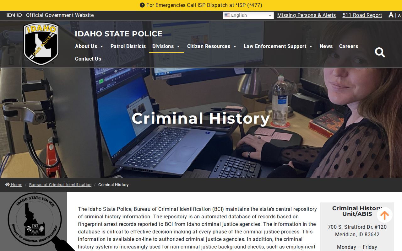 Lemhi County criminal history Idaho repository overview